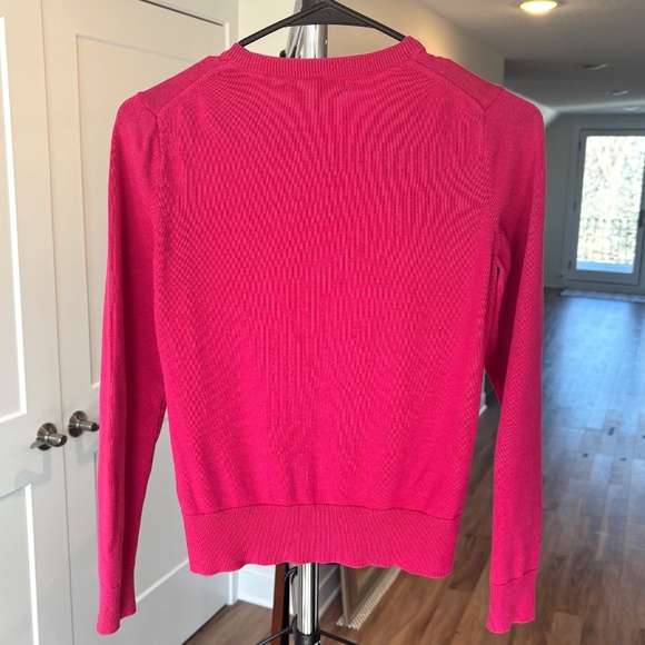 Banana Republic Hot Pink Cardigan Sweater - Small (EUC) - Picture 4 of 5